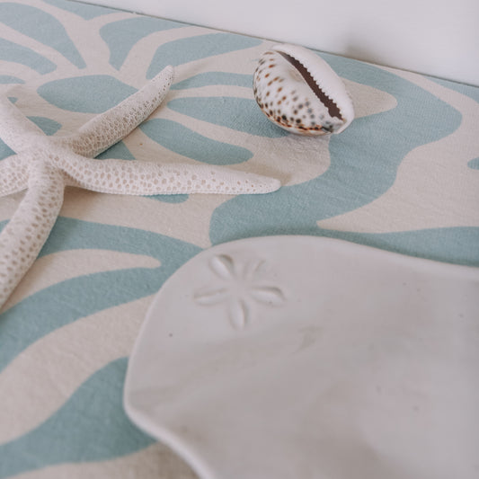 Cowrie Flower Serving Platter