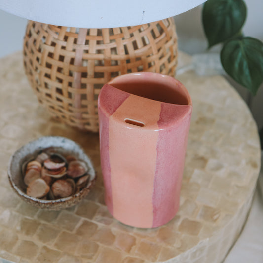 Striped Takeaway Cup - "Made to Order"