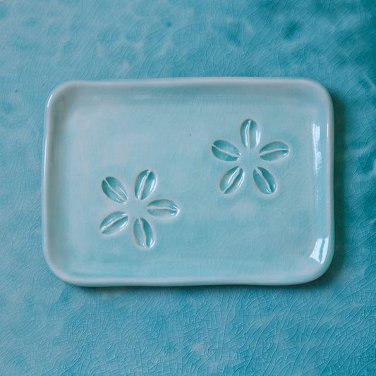 Cowrie Flower Tray | Water