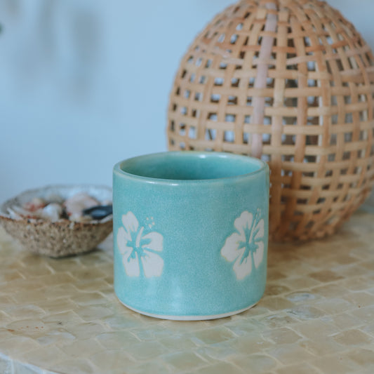 Hibiscus Cup | 10oz Wave Blue