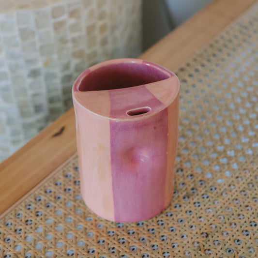 Striped Takeaway Cup | 16oz Berry + Sunset