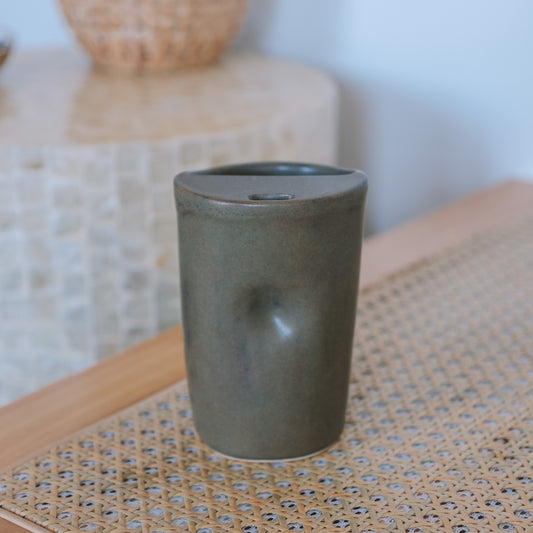 Hibiscus Takeaway Cup | 12oz Bark Brown