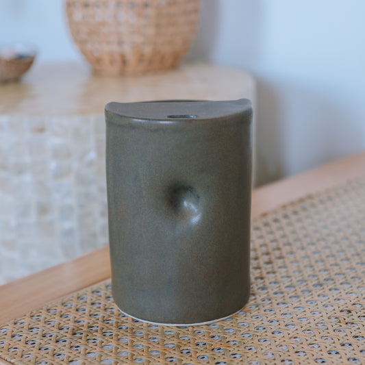 Hibiscus Takeaway Cup | 16oz Bark Brown