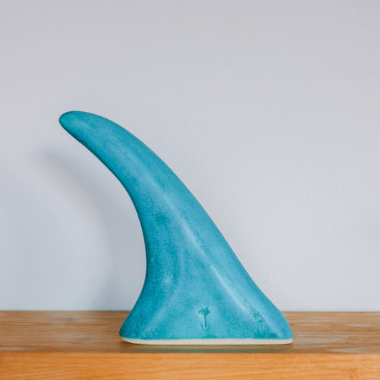 Single Fin | Matte Turquoise