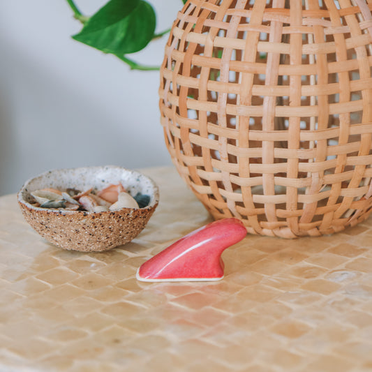 Mini Twin Fin | Pomegranate