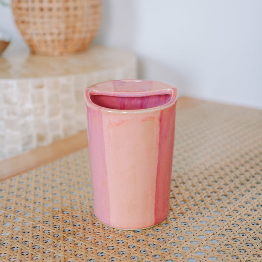 Striped Takeaway Cup | 12oz Berry + Sunset