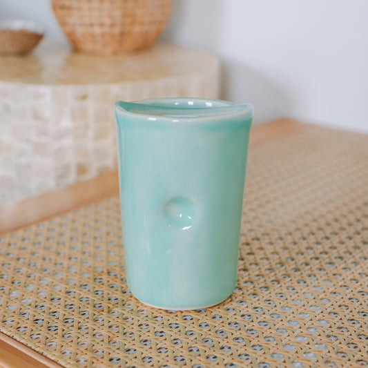 Hibiscus Takeaway Cup | 12oz Water