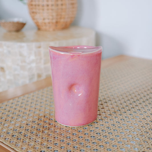 Cowrie Flower Takeaway Cup | 12oz Berry