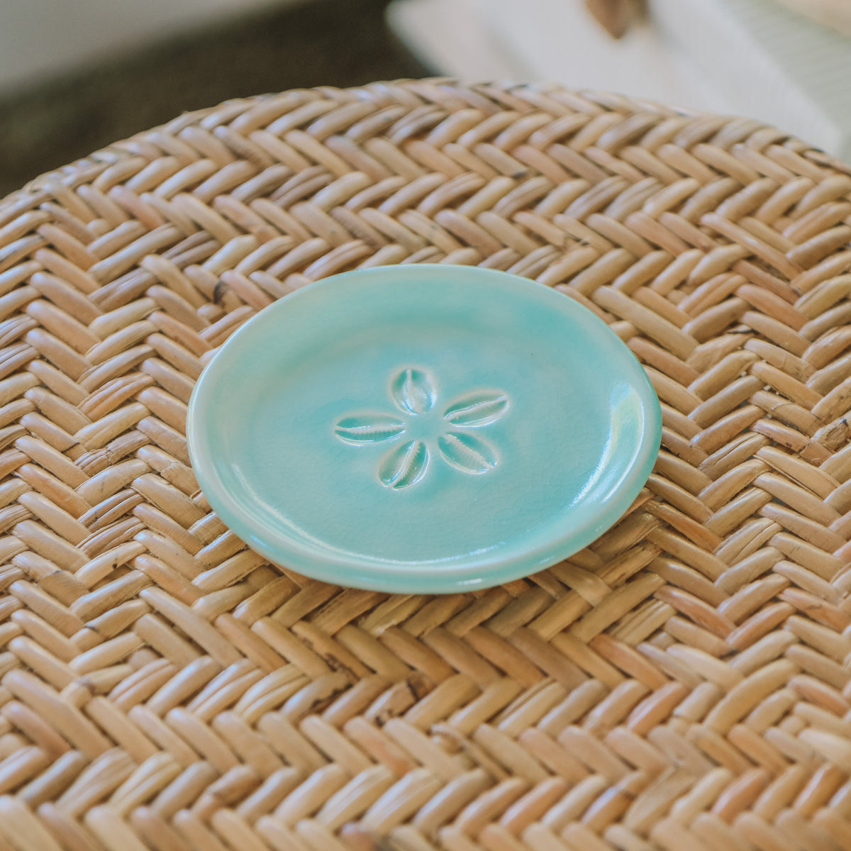 Cowrie Flower Small Dish | Water