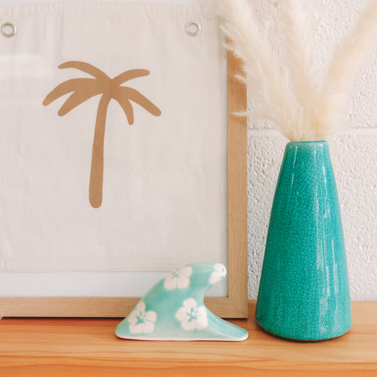 Clean Wave Hibiscus Print | Water