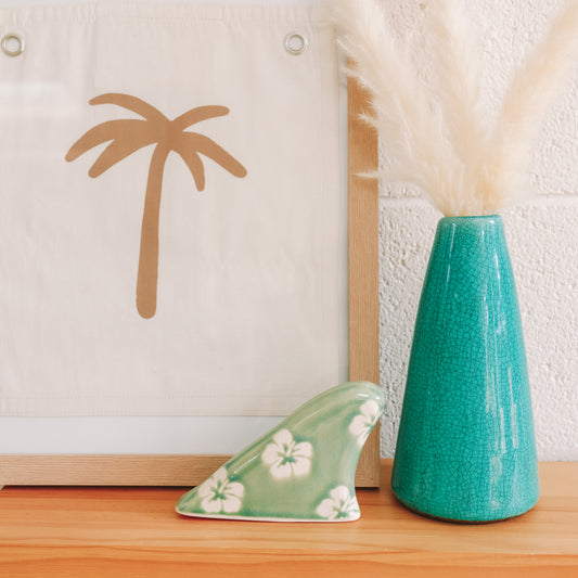 Upright Fin Hibiscus Print | Seaweed - *Discounted*