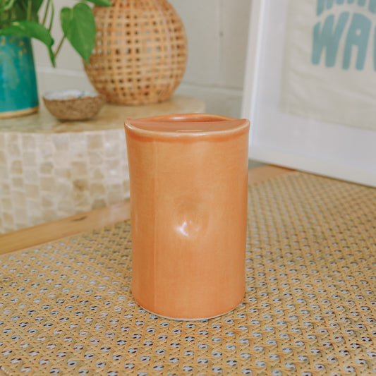Hibiscus Takeaway Cup | 16oz Tangerine