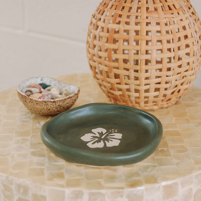 Hibiscus Dish | Bark Brown