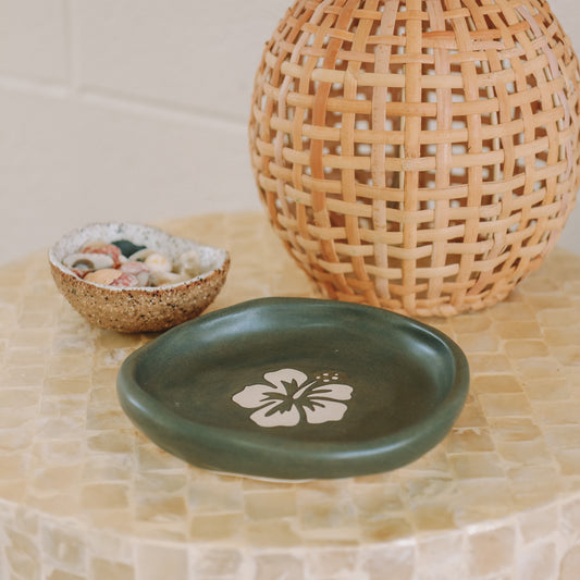 Hibiscus Dish | Bark Brown