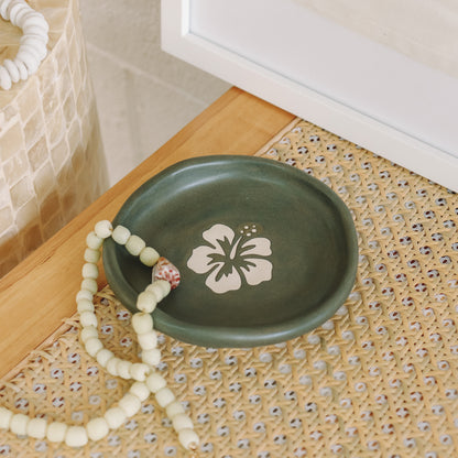 Hibiscus Dish | Bark Brown