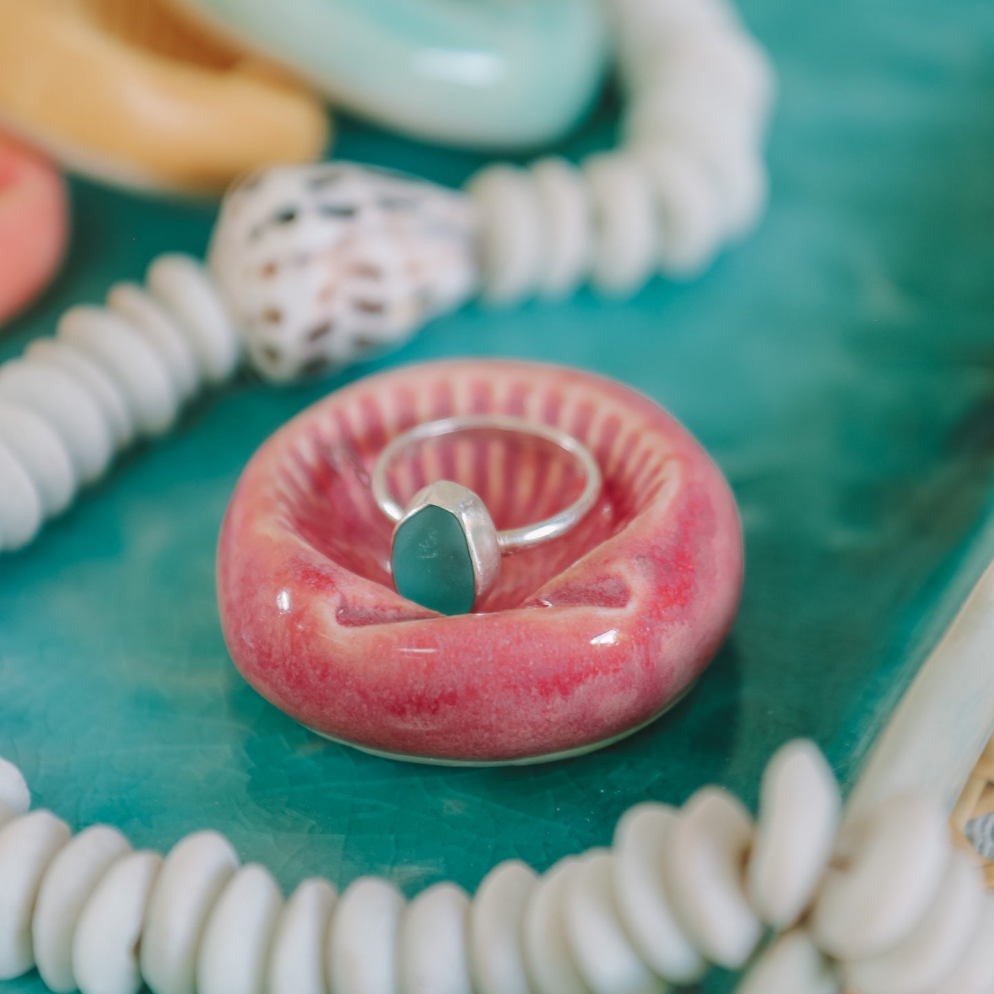 Shell Ring Dish | Berry