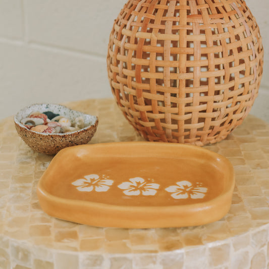 Small Triple Hibiscus Dish | Island Sun