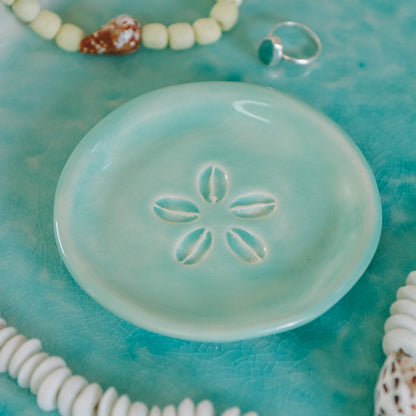Cowrie Flower Small Dish | Water