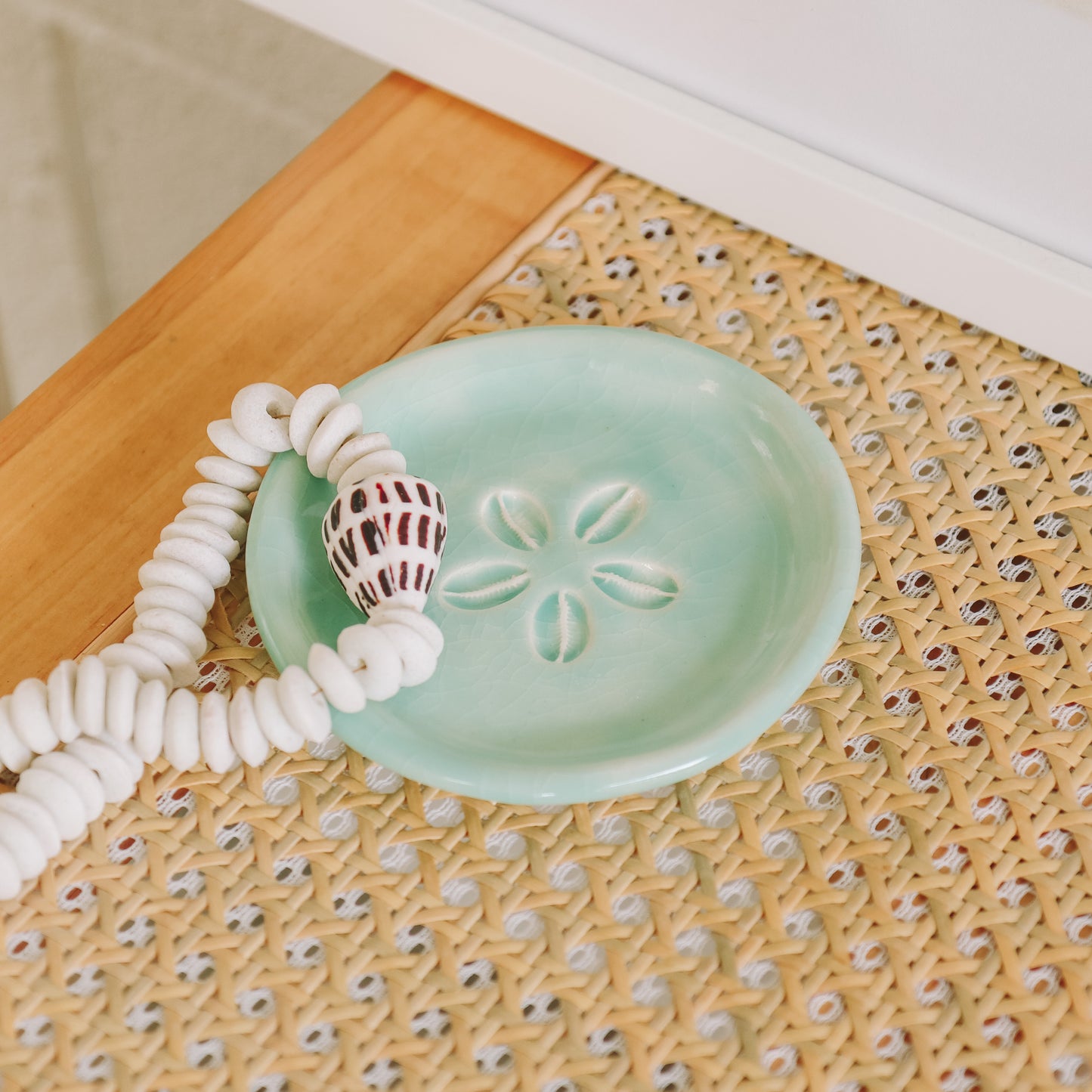 Cowrie Flower Small Dish | Water