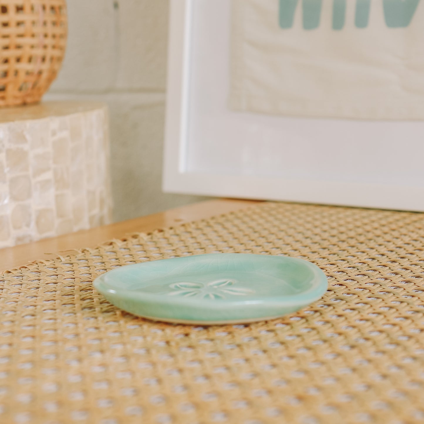 Cowrie Flower Small Dish | Water