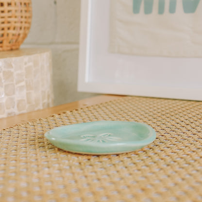 Cowrie Flower Small Dish | Water
