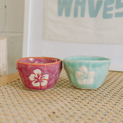Hibiscus Espresso Cup Set