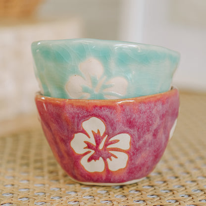 Hibiscus Espresso Cup Set