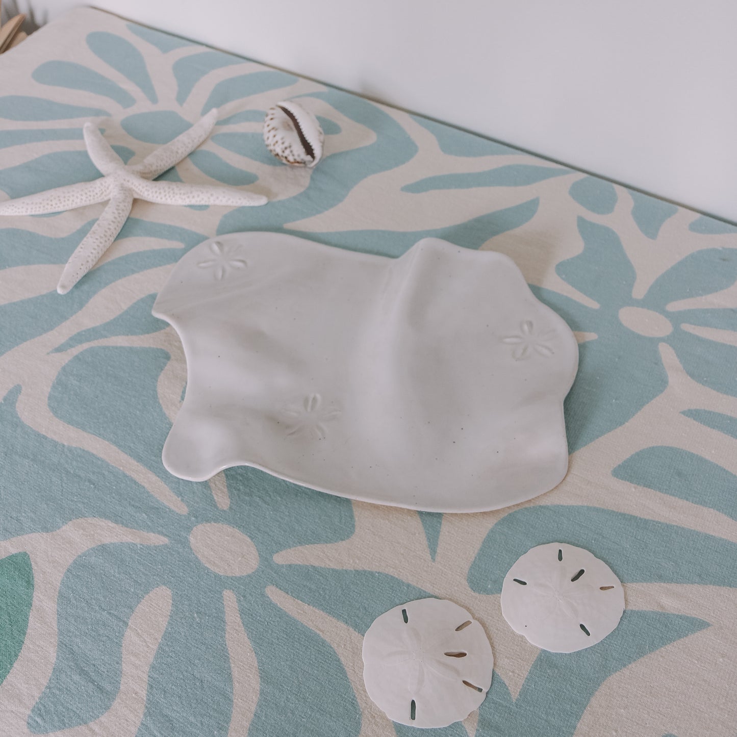 Cowrie Flower Serving Platter