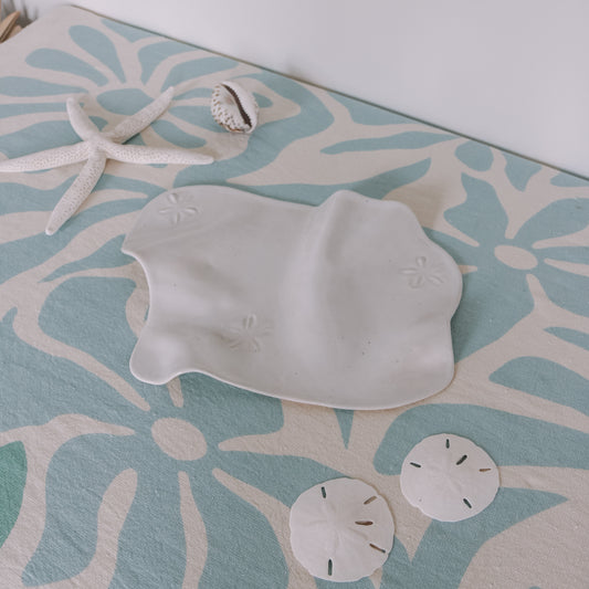 Cowrie Flower Serving Platter