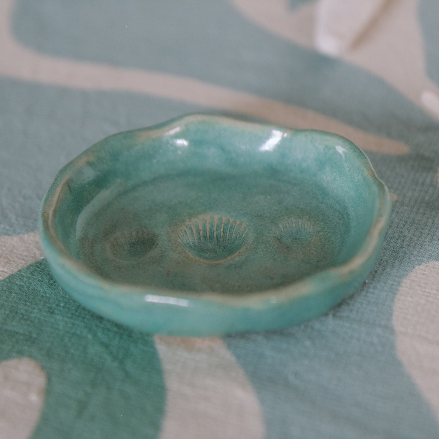 Scallop Print Mini Dish