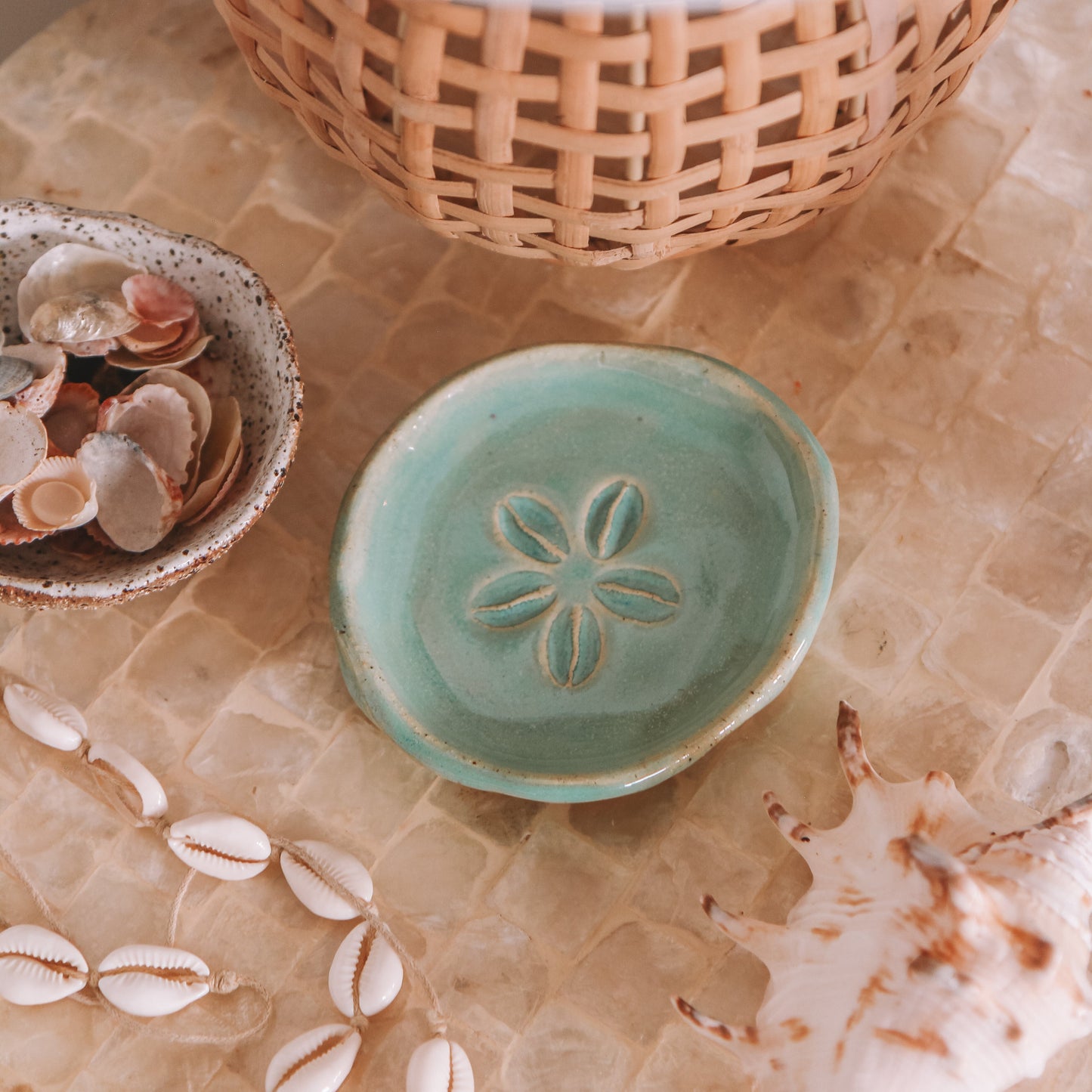 Cowrie Flower Small Dish