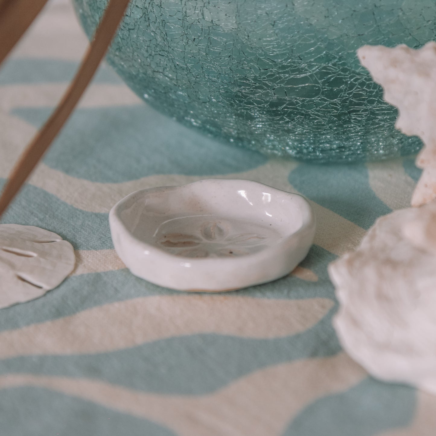Cowrie Flower Ring Dish