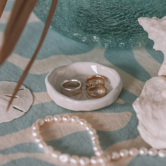 Cowrie Flower Ring Dish