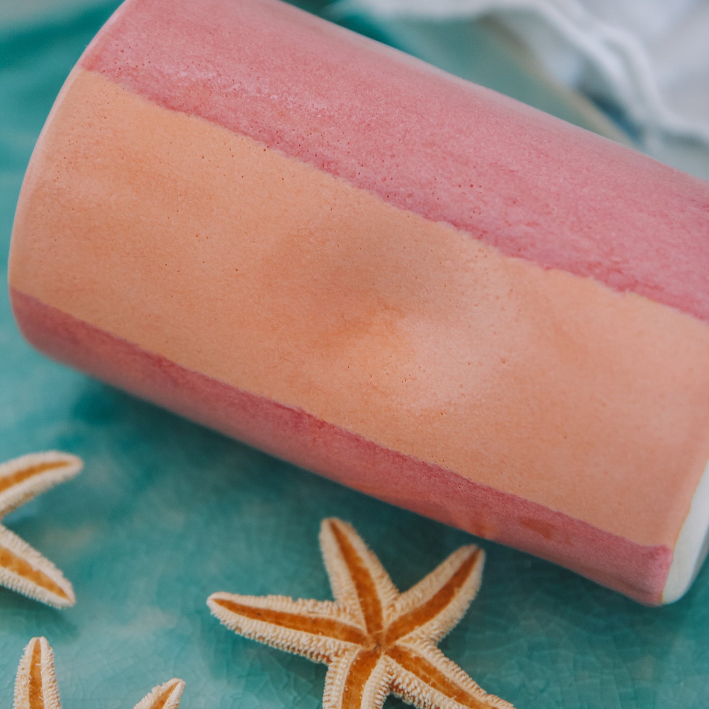 Striped Takeaway Cup - "Made to Order"