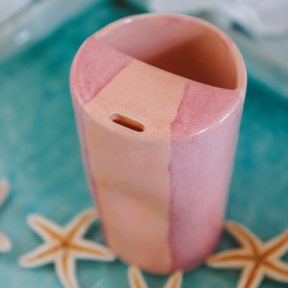 Striped Takeaway Cup - "Made to Order"