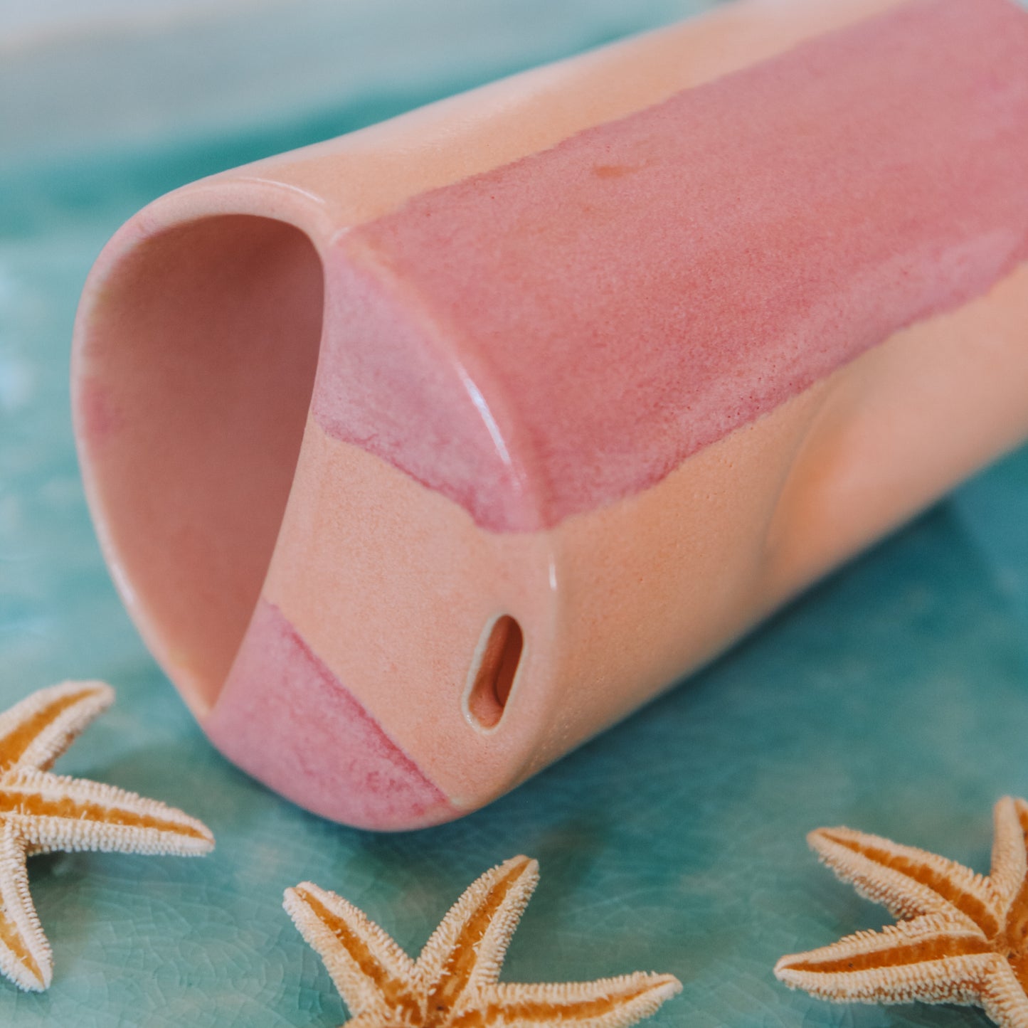 Striped Takeaway Cup - "Made to Order"