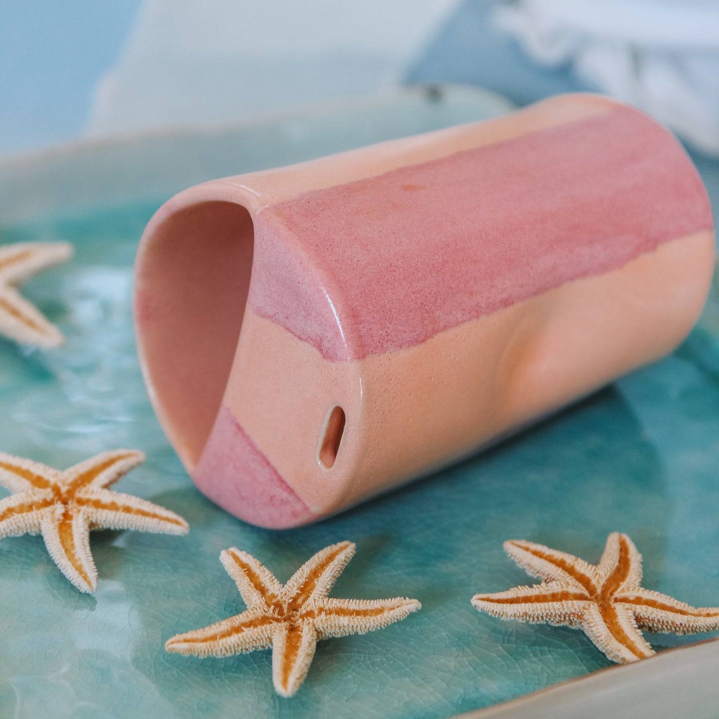 Striped Takeaway Cup - "Made to Order"