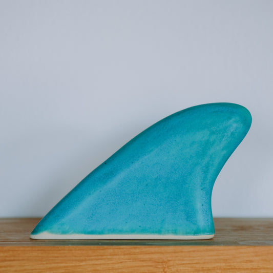 Upright Fin | Matte Turquoise
