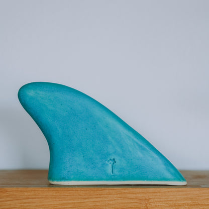 Upright Fin | Matte Turquoise