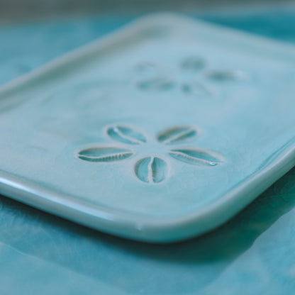 Cowrie Flower Tray | Water