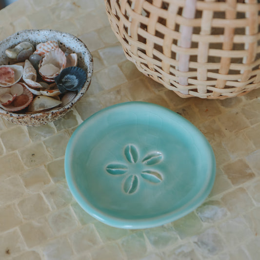 Cowrie Flower Small Dish | Water - *Discounted*