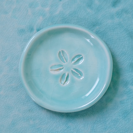 Cowrie Flower Small Dish | Water - *Discounted*