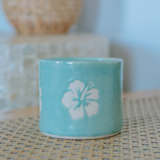Hibiscus Cup | 10oz Wave Blue
