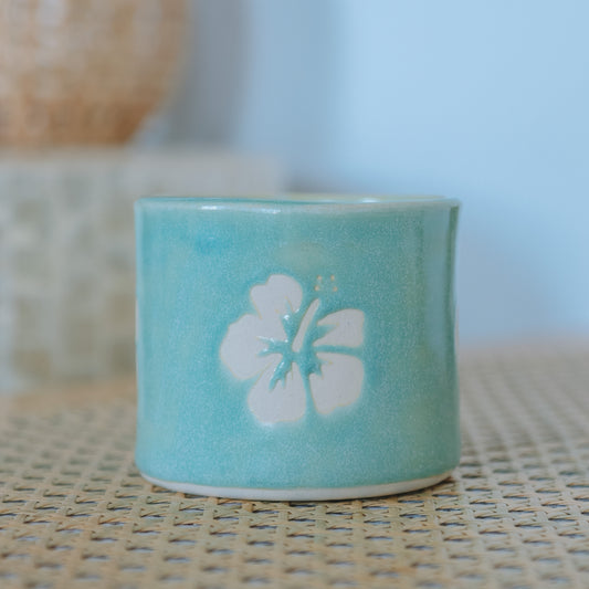 Hibiscus Cup | 10oz Wave Blue
