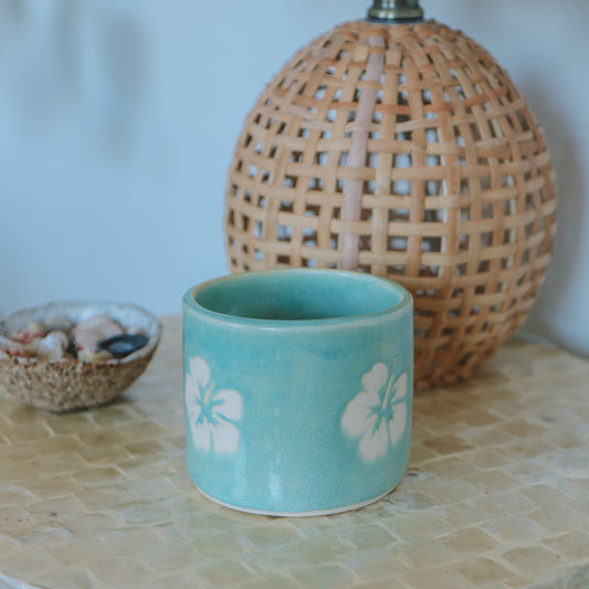 Hibiscus Cup | 10oz Wave Blue
