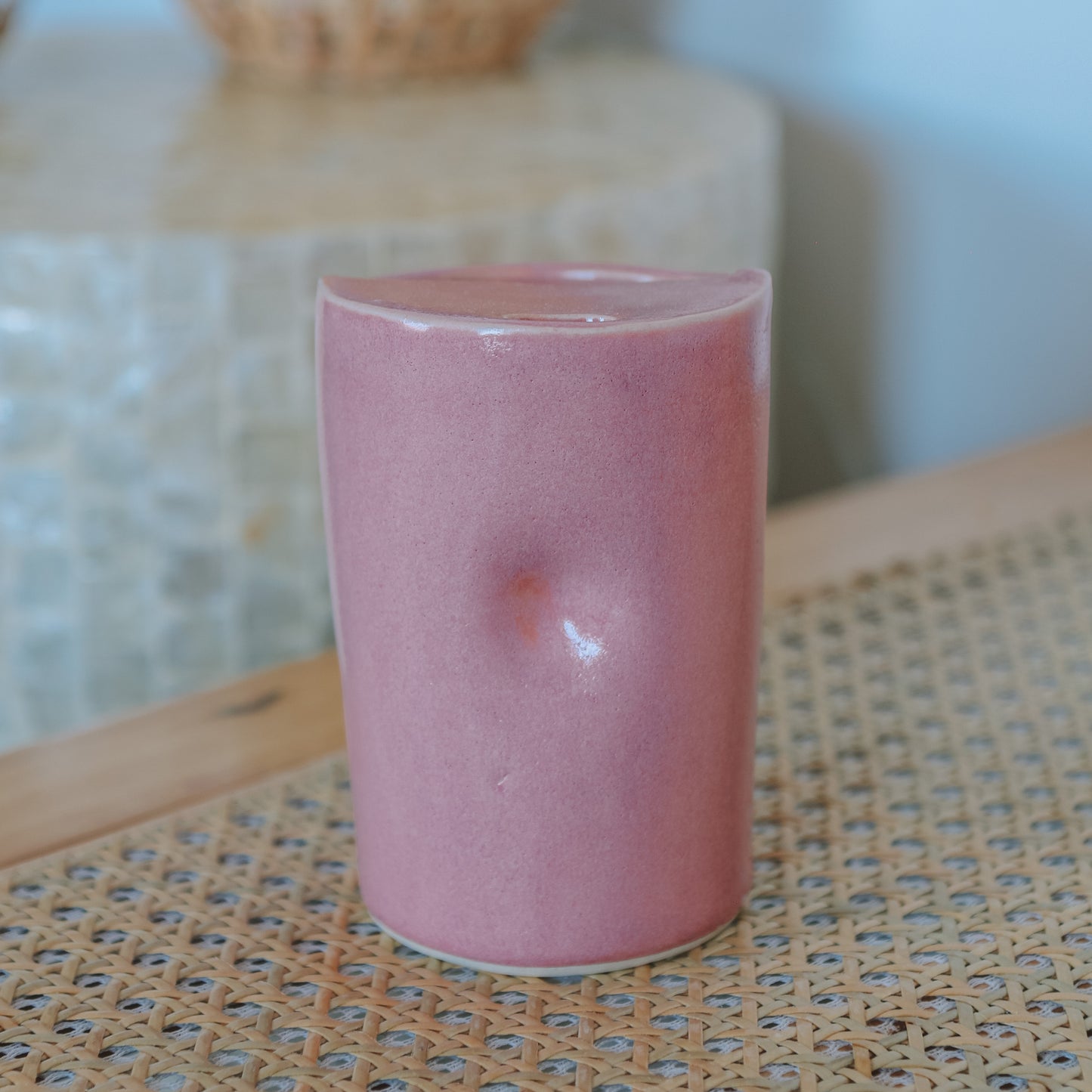 Cowrie Flower Takeaway Cup | 12oz Berry - *Discounted*