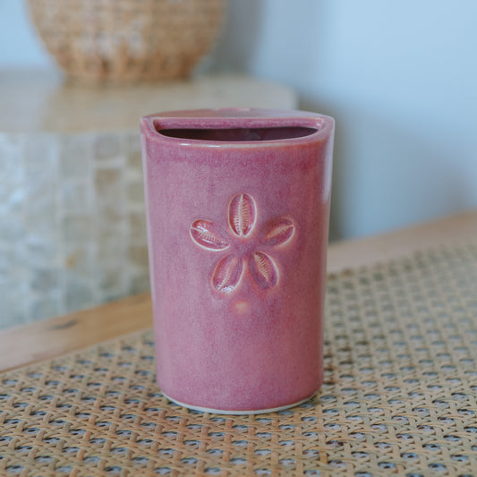 Cowrie Flower Takeaway Cup | 12oz Berry