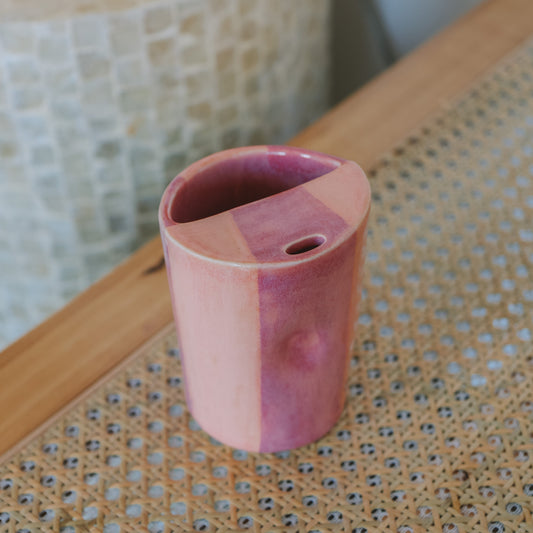 Striped Takeaway Cup | 12oz Berry + Sunset