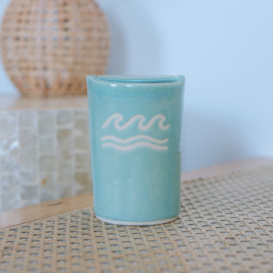 Triple Wave Takeaway Cup | 12oz Wave Blue