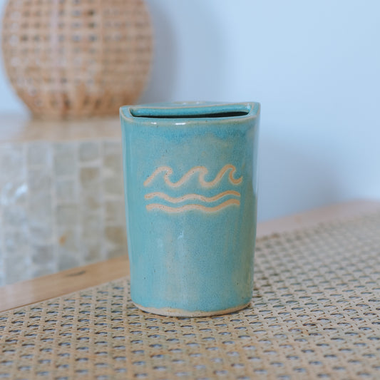 Triple Wave Takeaway Cup | 12oz Wave Blue